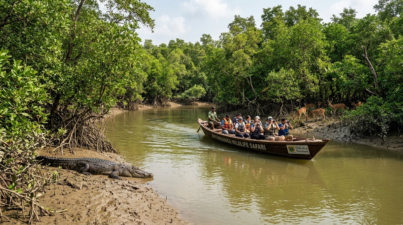Bhitarkanika National Park Mangrove Wildlife Safari