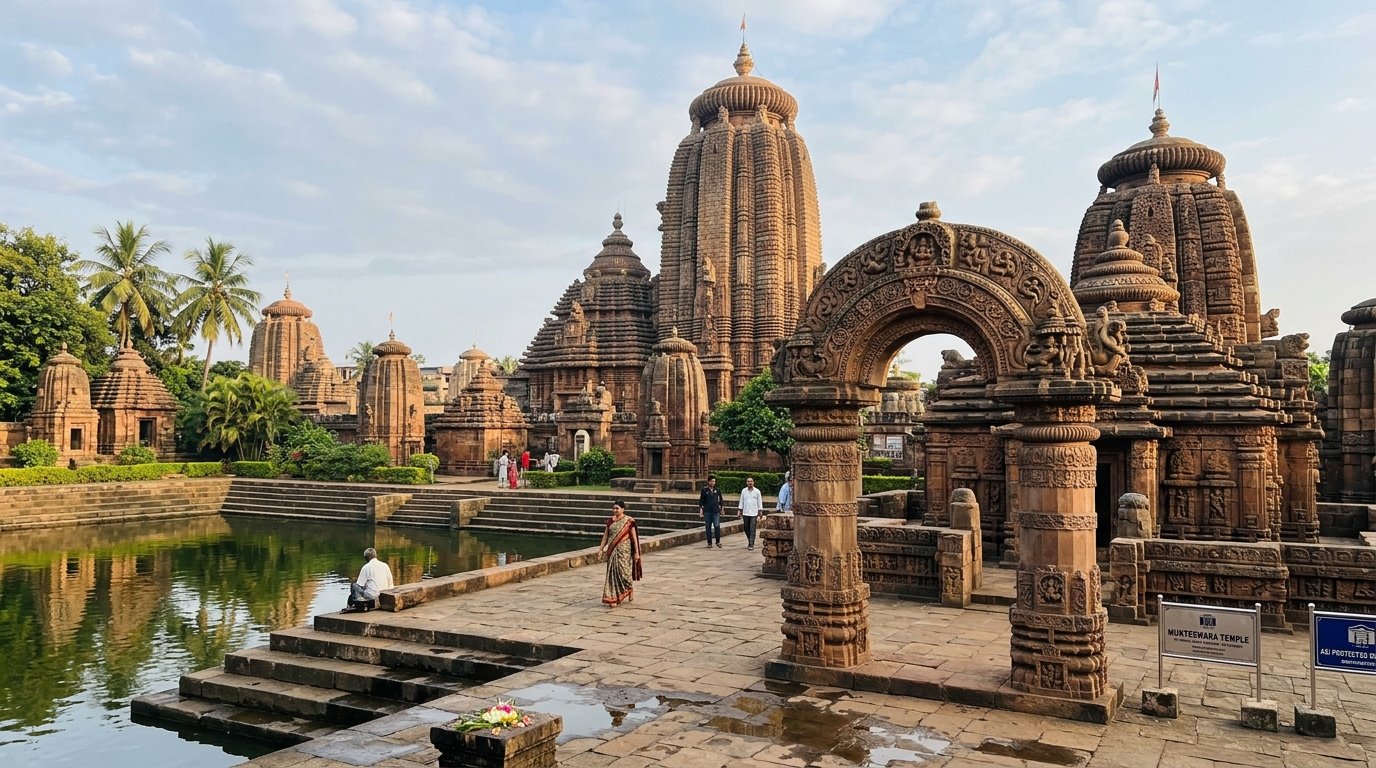 Bhubaneswar Temple City Lingaraj Mukteswar