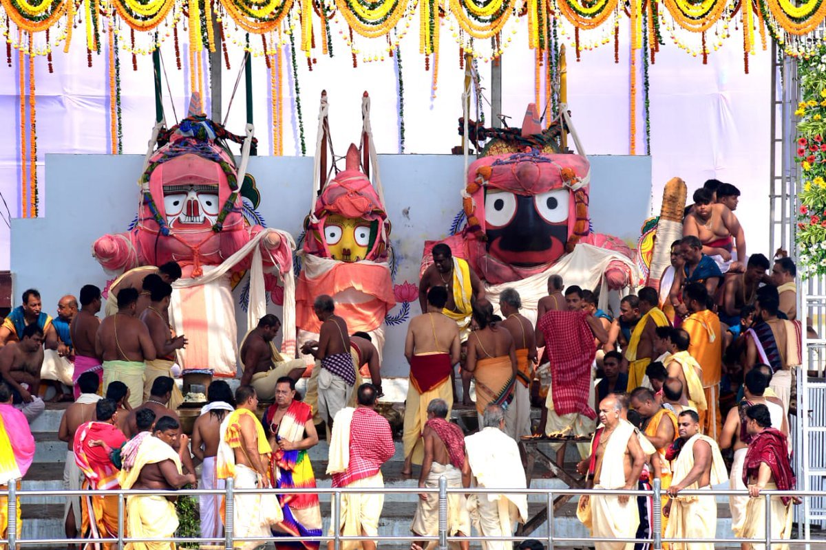Snana Yatra of Lord Jagannath: Grand 108 Sacred Wells Holy Bath